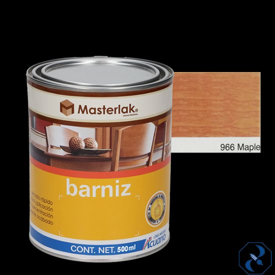 Imagen de BARNIZ 1/2 L MAPLE MASTERLAK ACUARIO MM96605