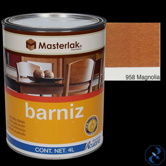 Imagen de D 1 BARNIZ 4 L MAGNOLIA MASTERLAK ACUARIO MM95840