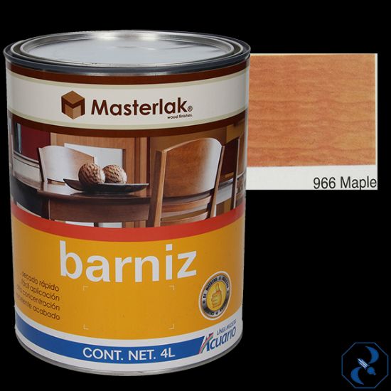 Imagen de D 1 BARNIZ 4 L MAPLE MASTERLAK ACUARIO MM96640