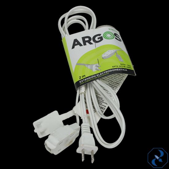 Imagen de EXTENSION 2 MTS. ELECTRODOMESTICA POT 2X16  ARGOS 9740065