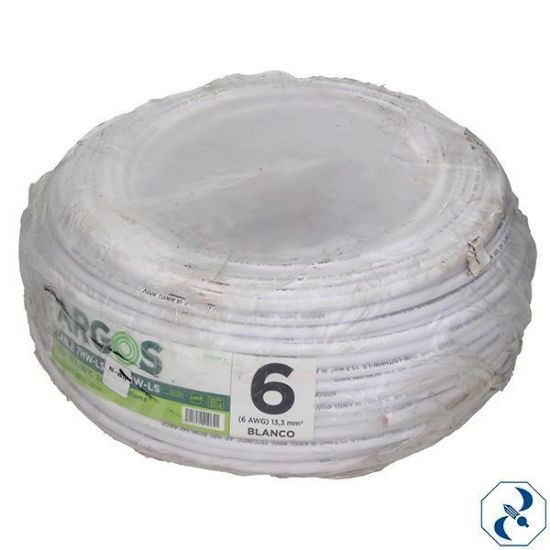 Imagen de D 1 CABLE 6 100 M BLANCO ARGOS 1100064