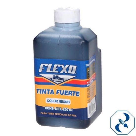 Imagen de TINTA 250 ML NEGRA FLEXO ARTICULOS DE PIEL TFN-250