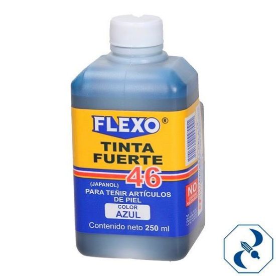 Imagen de D 24 TINTA 250 ML AZUL FLEXO ARTICULOS DE PIEL TFA-250