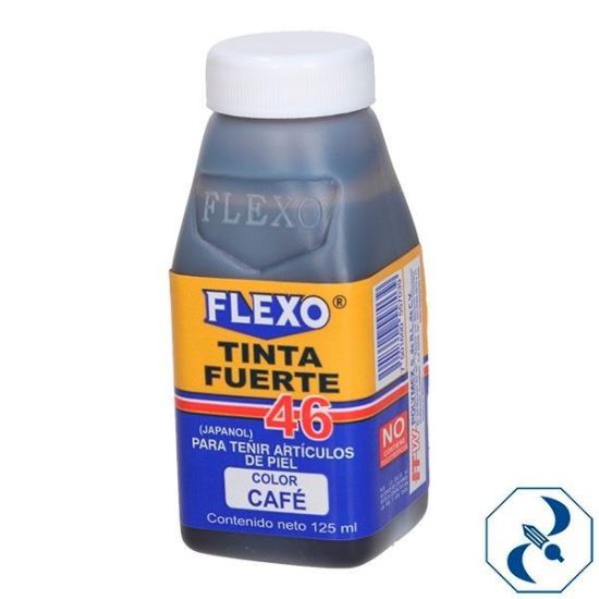 Imagen de D 24 TINTA 125 ML CAFE FLEXO ARTICULOS DE PIEL TFC-1