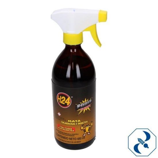 Imagen de INSECTICIDA 480 ML PODER FULMINANTE GATILLO LIQUIDO H-24 0082