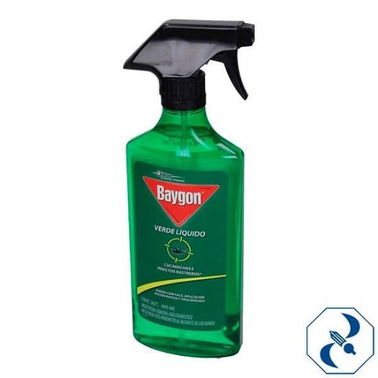 Imagen de INSECTICIDA 480 ML BAYGON VERDE LIQUIDO  CON GATILLO BAYER JHONSON 1810111