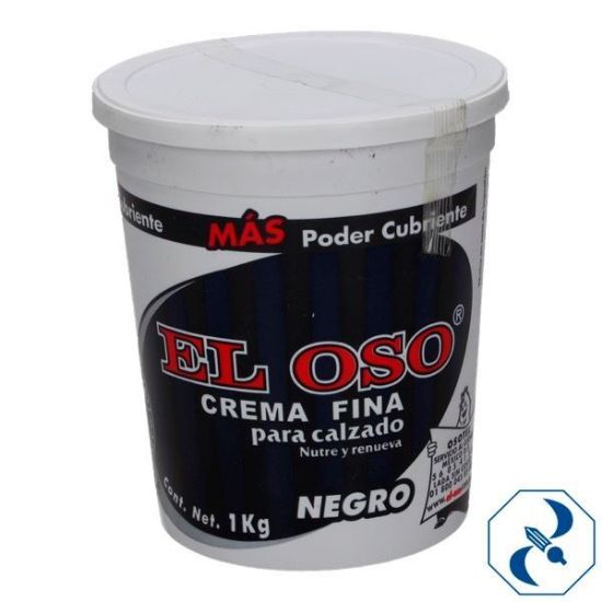 Imagen de CREMA 1 KG NEGRA EL OSO 8083