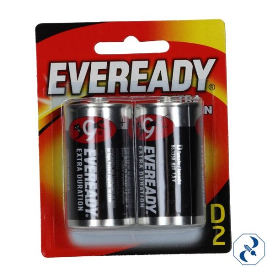 Imagen de PILA D BLISTER CON 2 PILAS EVEREADY POWER PLUS