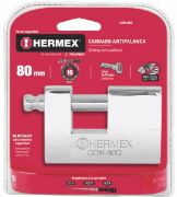 Imagen de CANDADO LATON ANTIPALANCA MAX SEGUR LLAVE PUNTOS 80MM HERMEX COR-80Q