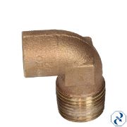 Imagen de CODO 90 1/2 ROSCA EXTERIOR COBRE IUSA NIBCO 600425