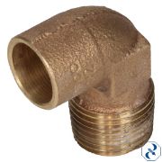 Imagen de CODO 90 1/2 ROSCA EXTERIOR COBRE IUSA NIBCO 600425