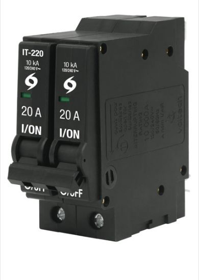 Imagen de INTERRUPTOR TERMOMAGNETICO 2 POLOS 20 A  VOLTECH IT-220