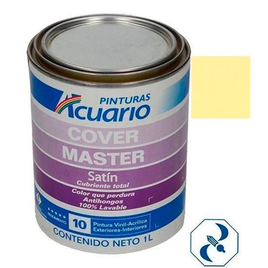 Imagen de D 1 VINILICA 1 L CREMA COVER MASTER ACUARIO VA