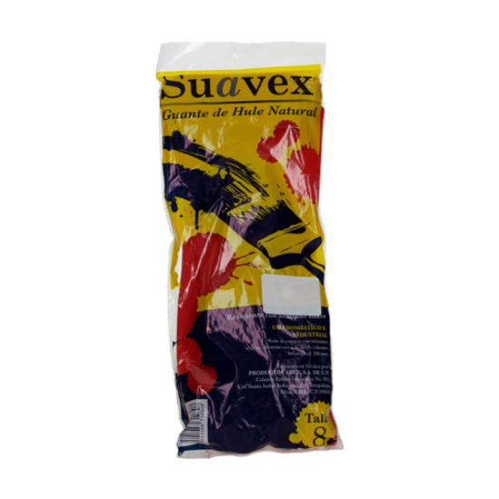 Imagen de GUANTE 8 ROJO SUAVEX CLASICO ADEX