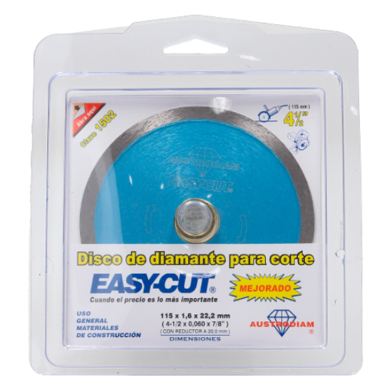 Imagen de DISCO 45 PULG CORTE DE DIAMANTE EASY CUT AUSTROMEX 1502