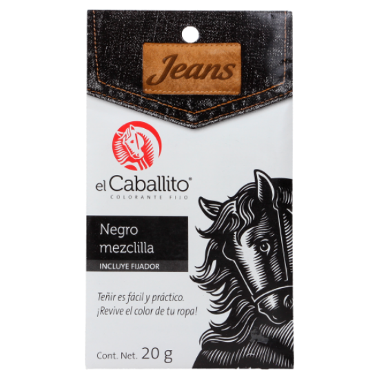 Imagen de COLORANTE NEGRO MEZCLILLA No. 37 CABALLITO