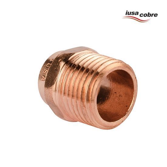 Imagen de ADAPTADOR MACHO DE 1/2 COBRE ECONOMICO IUSA 616853