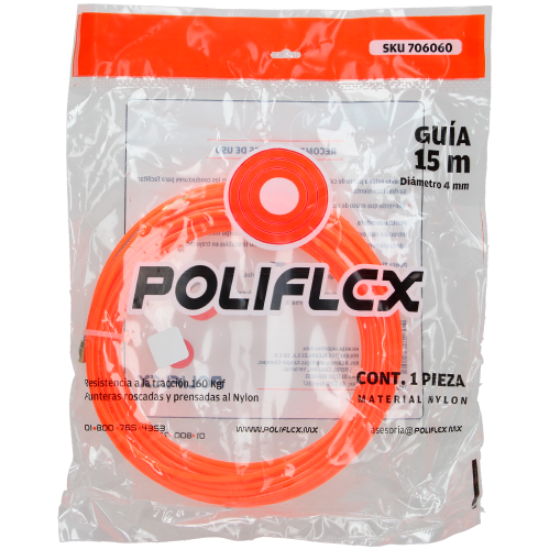 Imagen de GUIA 15M POLIFLEX AP-GUIAN-15M-4MM-25