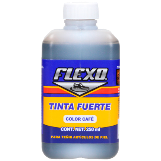 Imagen de TINTA 250 ML CAFE FLEXO ARTICULOS DE PIEL TFC-250