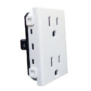 Imagen de D 1 CONTACTO DUPLEX 3 MO2P+T 15A SISTEMA DE PROTECCION INFANTIL BTICINO MX QZ5115D