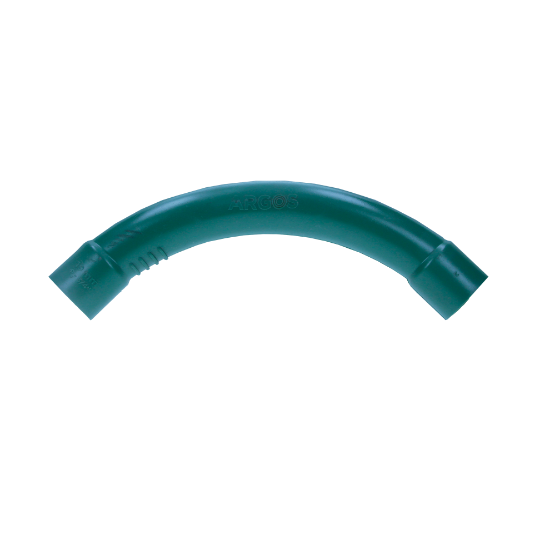 Imagen de CODO DE PVC CONDUIT VERDE  LIGERO 19MM 3/4 ARGOS CPL0199