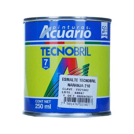 Imagen de ESMALTE 1/4 L TECNOBRIL NARANJA ACUARIO EV21002